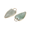 Natural Green Strawberry Quartz Pendants G-G193-02G-06-2