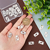201 Stainless Steel Pendants STAS-UN0044-72-3