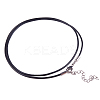 Leather Cord Necklace Makings MAK-PH0002-1.5mm-01-1
