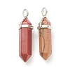 Natural Mookaite Pendants X-G-M378-01P-A21-2
