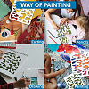 1 Set PET Hollow Out Drawing Painting Stencils DIY-MA0005-70E-7