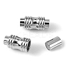 Tarnish Resistant 304 Stainless Steel Magnetic Clasps with Glue-in Ends STAS-E049-7-1
