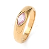 304 Stainless Steel Wide Band Finger Rings RJEW-F201-03G-01-2