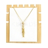 Stainless Steel Macrame Pouch Braided Gemstone Holder Pendant Necklace Making PW-WG22781-04-1