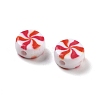 Two Tone Opaque Acrylic Beads OACR-D282-04A-2