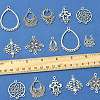 36Pcs 9 Styles Tibetan Style Alloy Chandelier Components Links TIBE-FS0003-24-5