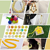 24 Color Imitation Pearl & Crackle & Transparent & Opaque Glass Beads GLAA-PH0002-89A-5