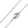 Tarnish Resistant 304 Stainless Steel Cable Chains Necklaces X-STAS-S029-02-4