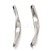 Anti-Tarnish 202 Stainless Steel Connector Charms STAS-R138-01P-1