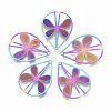 Ion Plating(IP) 304 Stainless Steel Filigree Pendants STAS-T057-07-1