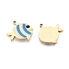 Ion Plating(IP) 316L Surgical Stainless Steel Charms STAS-D035-01C-G-01-2