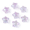 Transparent Crackle Acrylic Beads LS-TACR-S148-03E-1