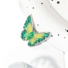 Butterfly Alloy Enamel Brooches PW-WG37196-01-1