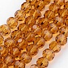 Transparent Glass Bead Strands GLAA-G013-10mm-65-1