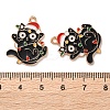 Christmas Theme Alloy Enamel Pendants ENAM-Z022-03B-3