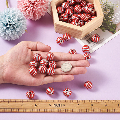Natural Wooden Beads WOOD-TAC0010-04D-1