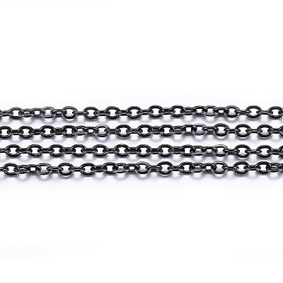 Handmade 304 Stainless Steel Cable Chains STAS-P213-01B-02-1