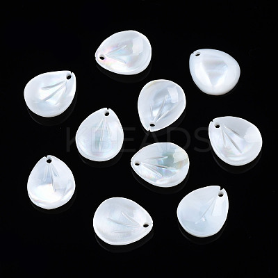 Natural Freshwater Shell Pendants SHEL-S278-044-1