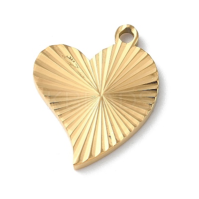 Ion Plating(IP) 304 Stainless Steel Pendants STAS-D025-09G-1