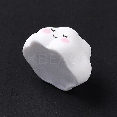 Cute Opaque Resin Cabochons RESI-L037-02I-1