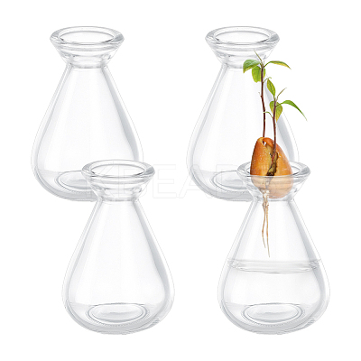 Empty Glass Diffuser Bottle for Aromatherapy LS-AJEW-WH0752-132-1