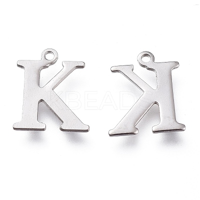 Tarnish Resistant 304 Stainless Steel Charms STAS-H112-K-P-1