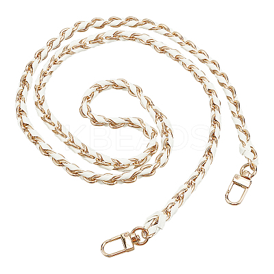 PU Leather & Alloy Bag Chain FIND-WH0040-16B-1