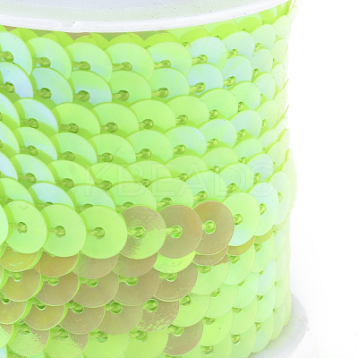 Eco-Friendly Plastic Paillette Beads PVC-Q092-6mm-P85-1