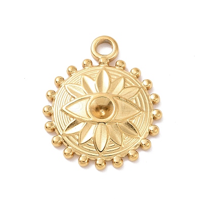 304 Stainless Steel Pendant Rhinestone Settings STAS-G287-16G-1