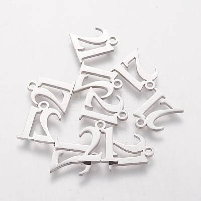 Tarnish Resistant 201 Stainless Steel Charms STAS-Q201-T410-1
