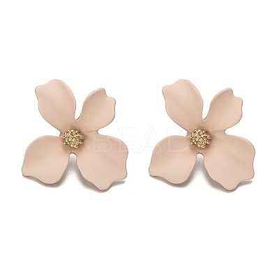 Flower Alloy Stud Earrings WGD3727-05-1