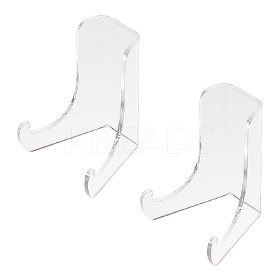 Acrylic Cup and Saucer Display Stands ODIS-WH0029-73-1