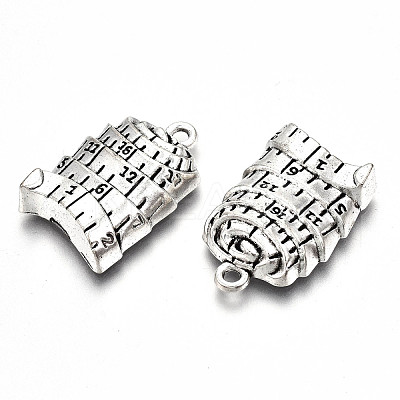 Tibetan Style Alloy Pendants TIBE-S323-077AS-RS-1