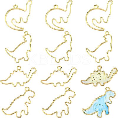 Zinc Alloy Open Back Bezel Pendants PALLOY-OC0001-31-1