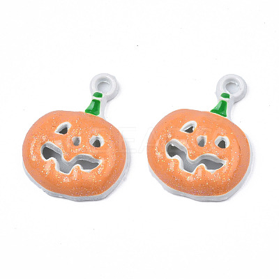 Spray Painted Alloy Enamel Pendants PALLOY-N164-006A-1