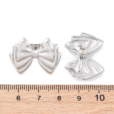 304 Stainless Steel Stud Earrings for Women EJEW-K306-07P-1