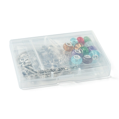 DIY Garden Theme Alloy & Brass European Style Bracelet Making Kits DIY-FS0007-26-1