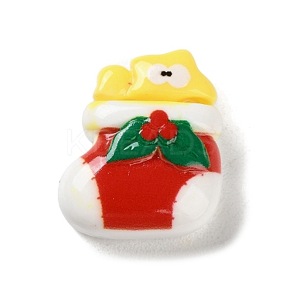 Christmas Theme Opaque Resin Decoden Cabochons LS-RESI-F053-C06-1