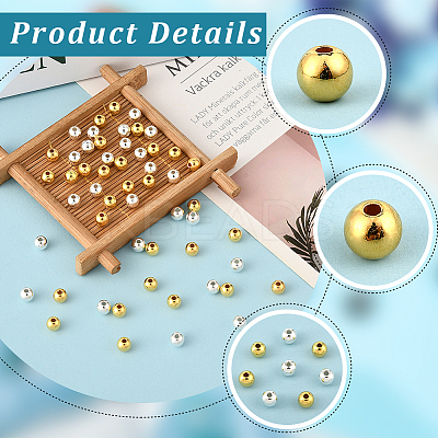 1200Pcs 2 Colors CCB Plastic Beads CCB-PA0001-04C-1