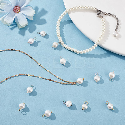 70Pcs 2 Colors Natural Cultured Freshwater Pearl Charms FIND-CN0001-42-1