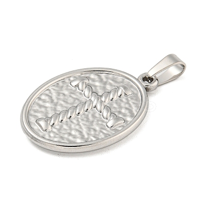 Non-Tarnish 304 Stainless Steel Pendants STAS-B071-02J-24P-1