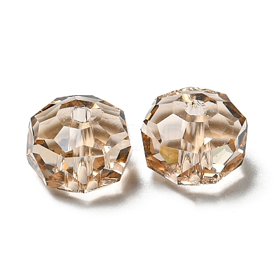 Transparent K9 Glass Beads GLAA-E048-02-08-1