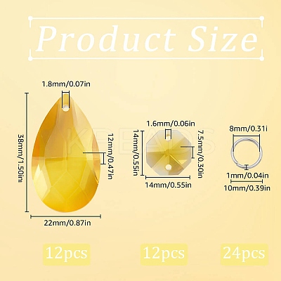 DIY Cone Suncatcher Making Kits DIY-SP0001-36D-1