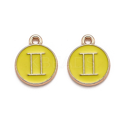 Alloy Enamel Pendants LS-ENAM-S124-01B-14I-1