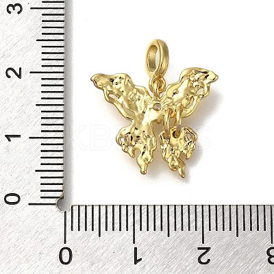 Rack Plating Brass Micro Pave Cubic Zirconia Pendants LS-KK-M014-11G-1