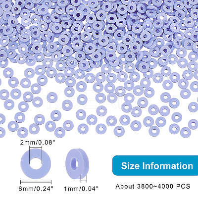 10 Strands Flat Round Handmade Polymer Clay Beads CLAY-PH0001-44M-1