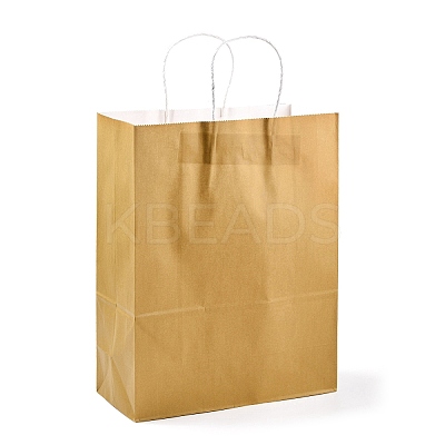 Pure Color Kraft Paper Bags AJEW-G020-D-06-1