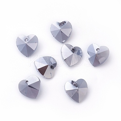 Romantic Valentines Ideas Glass Charms LS-G030V14mm-31-1