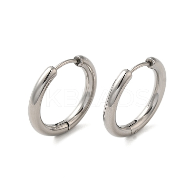 Tarnish Resistant 304 Stainless Steel Hoop Earrings EJEW-P177-P-23-1