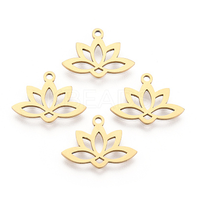 201 Stainless Steel Pendants STAS-N090-JA698-G-1